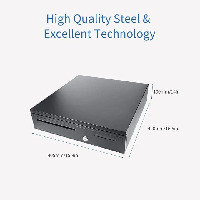 Electronic & Manual Metal Cash Drawer for Stem Point of Sale (POS) System, photo 3